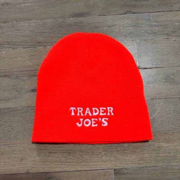 Trader Joe’s Accessories - Trader Joe's Neon Orange Beanie OS